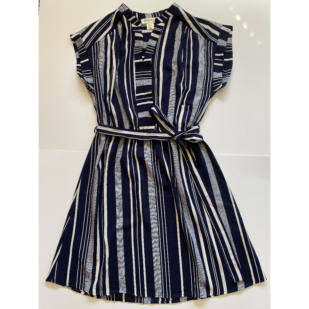 Monteau Los Angeles Striped Dress - Womens M
